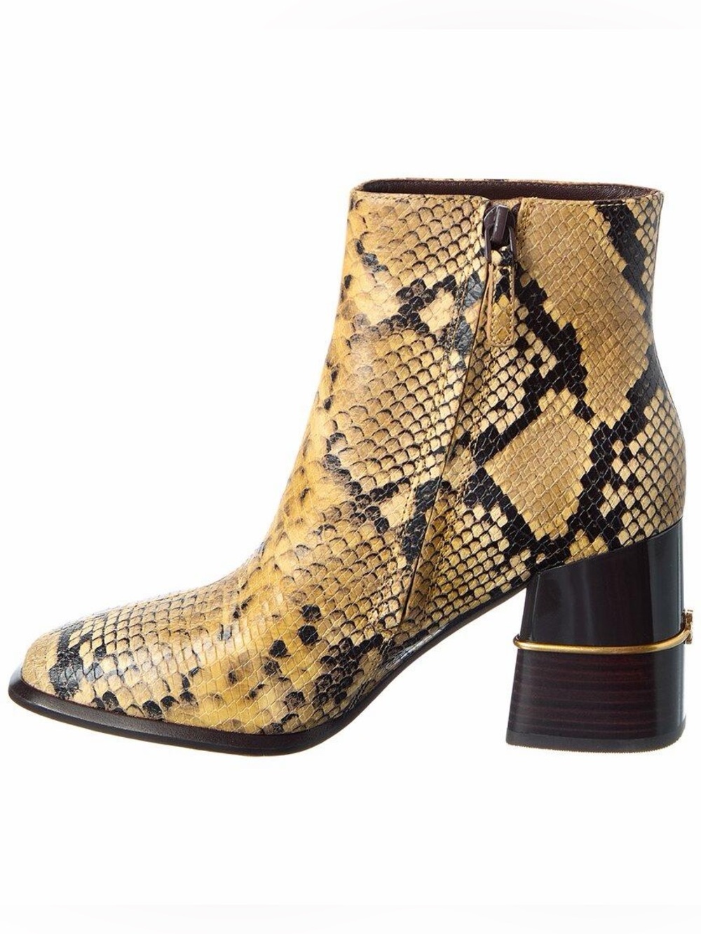 Tory Burch Ruby Snake Embossed Bootie